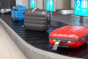 Bagagens na esteira