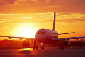 Avião ao Sol