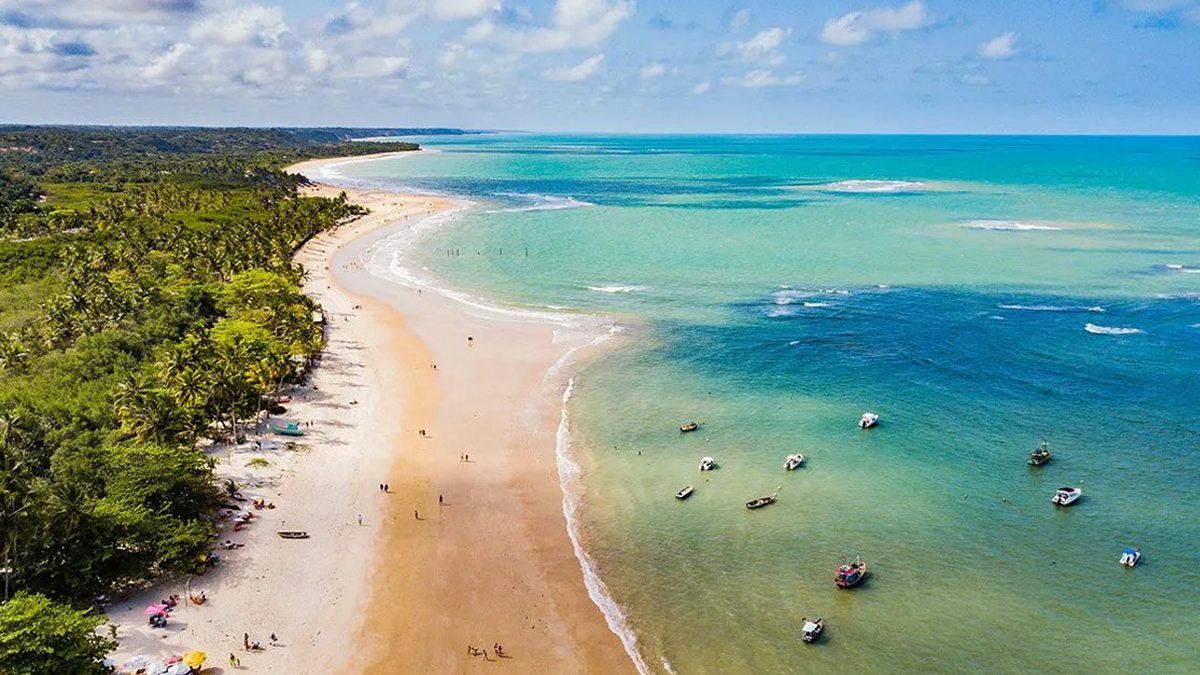 Praia em Porto Seguro