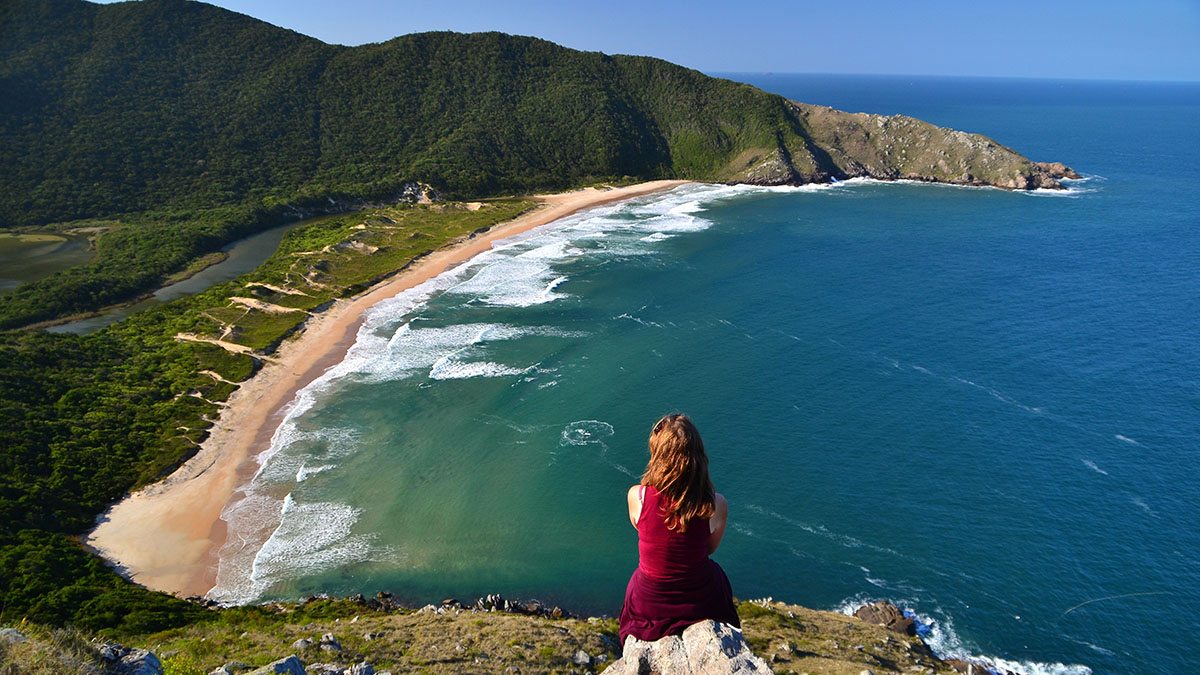 Praia em Florianópolis