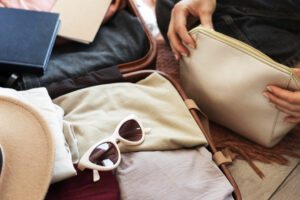 bagagem de mão viajante