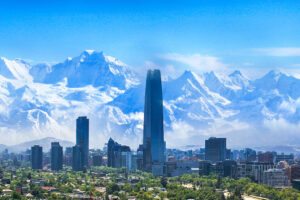 Montanhas em Santiago