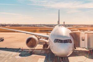 Avião no aeroporto