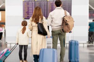 familia de viajantes