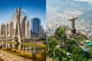São Paulo e Rio de Janeiro