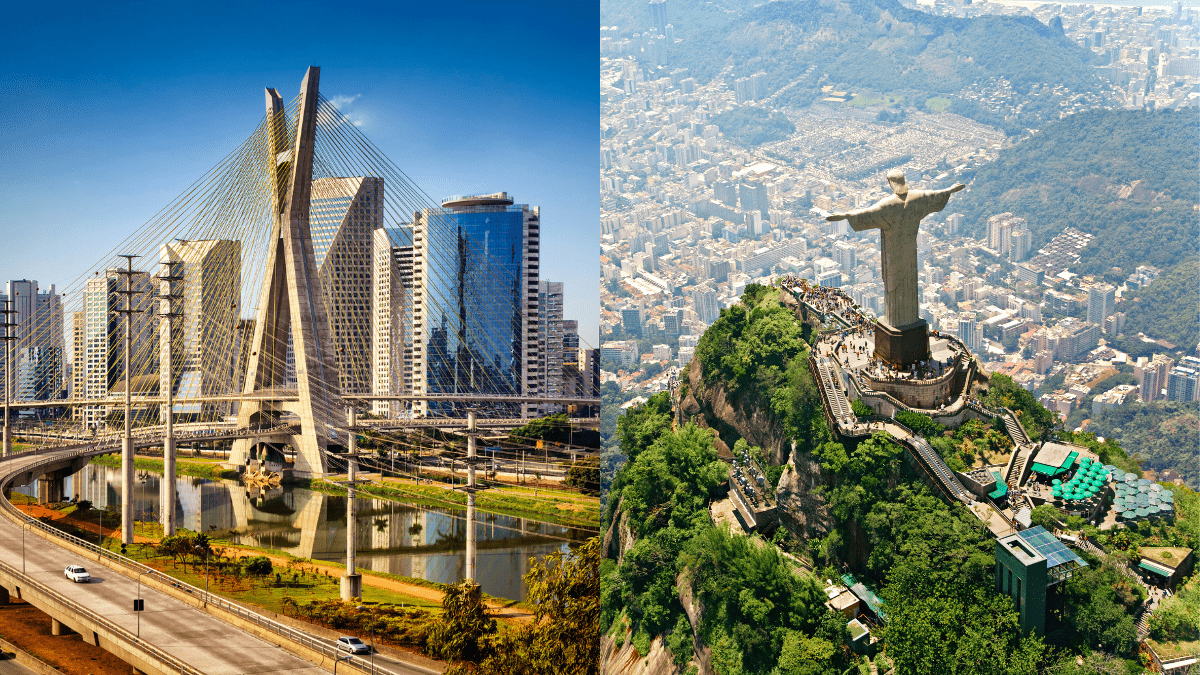 São Paulo e Rio de Janeiro