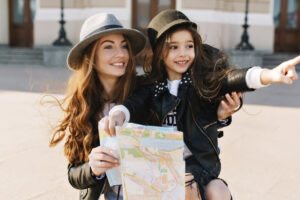 viajante mae e filha