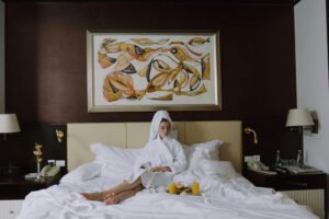 hospede hotel mulher