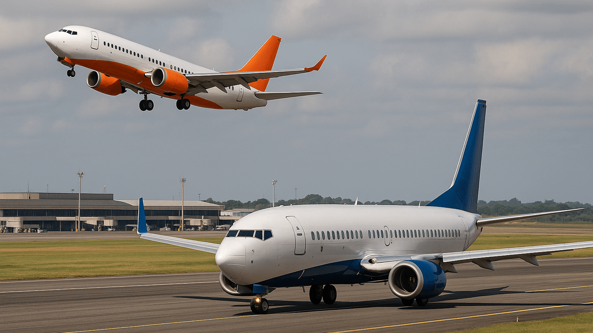 Aviões aeroporto brasileiro