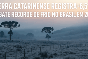 Frio extremo no Sul do Brasil