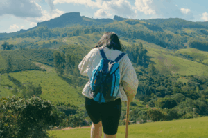 caminhada ao ar livre