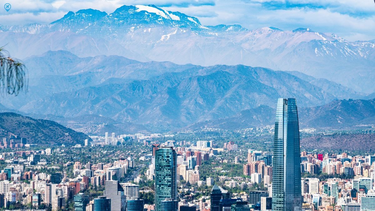 Cidade de Santiago no Chile