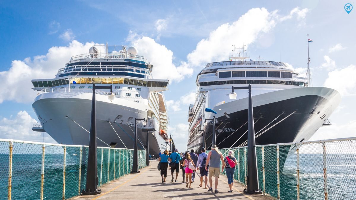 Navios de cruzeiro em Barcelona