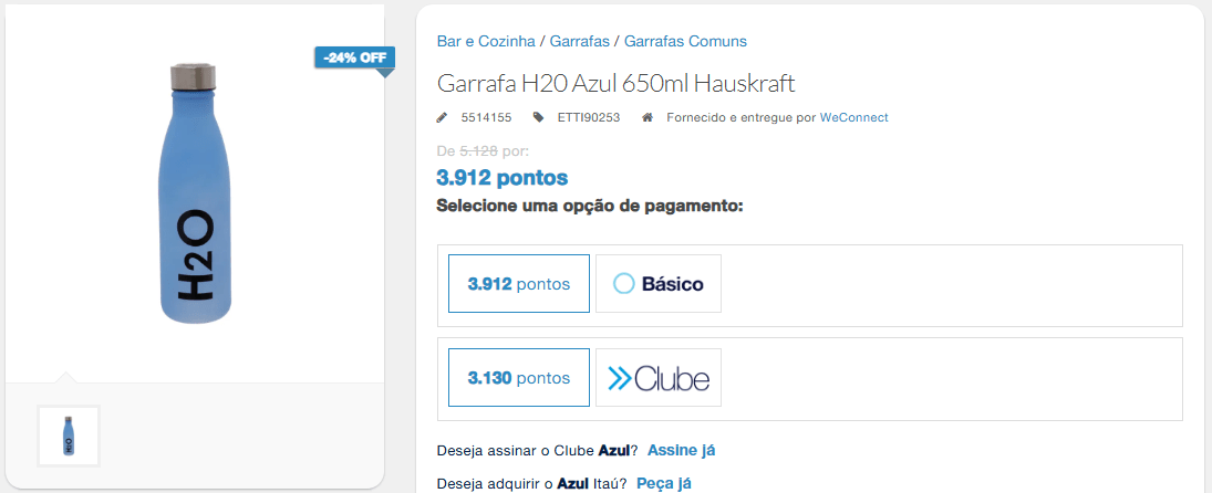 Garrafa H20