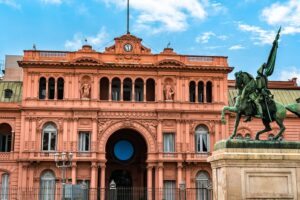 Casa rosada em Buenos Aires, Argentina