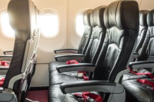 Poltronas no avião