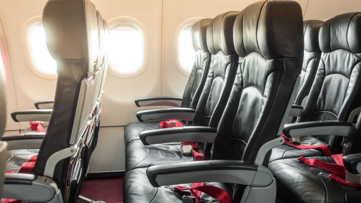Poltronas no avião