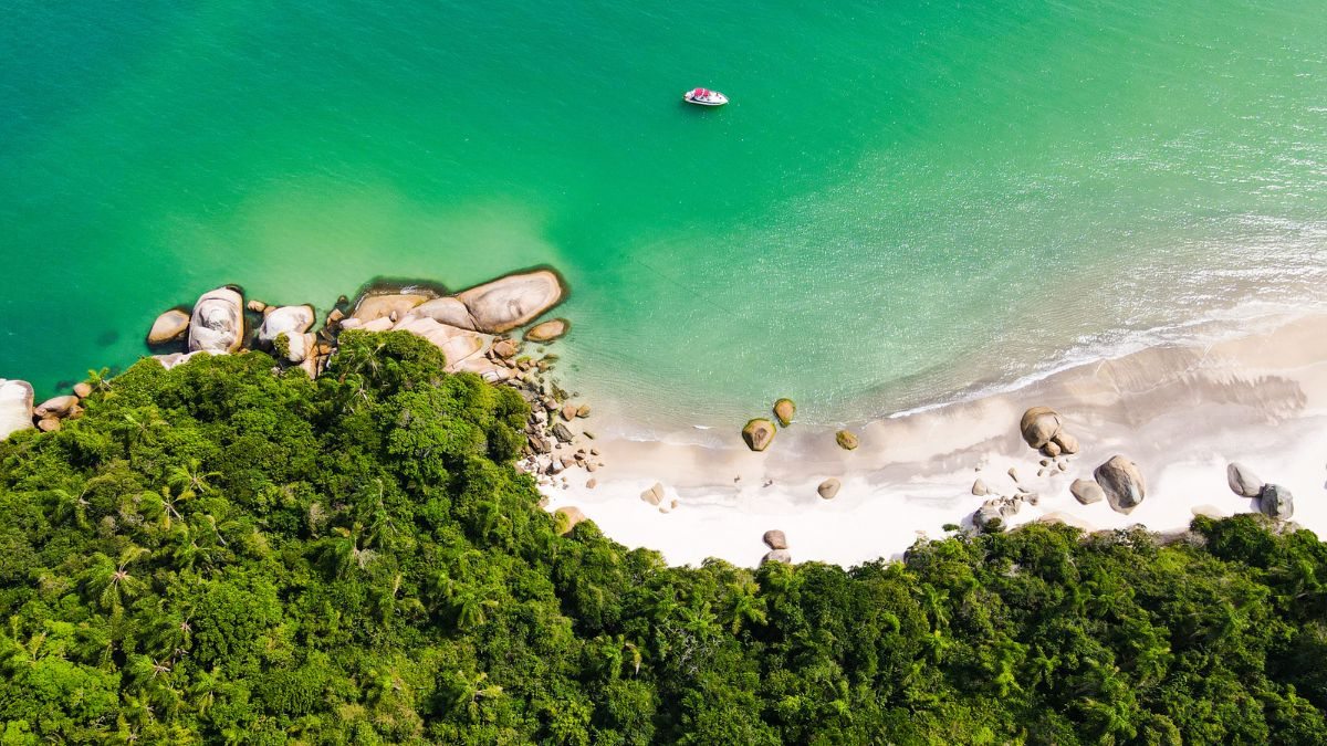 Praia em Florianópolis