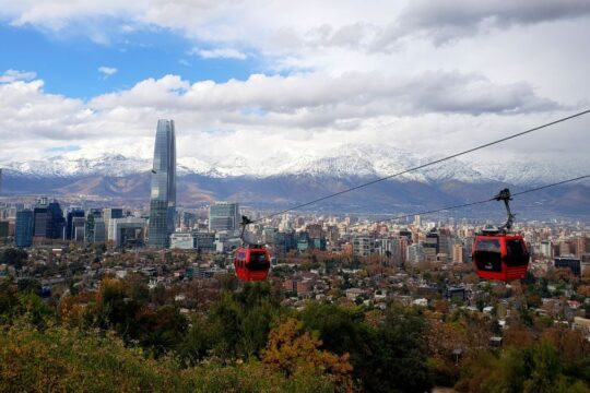 Vista de Santiago no Chile