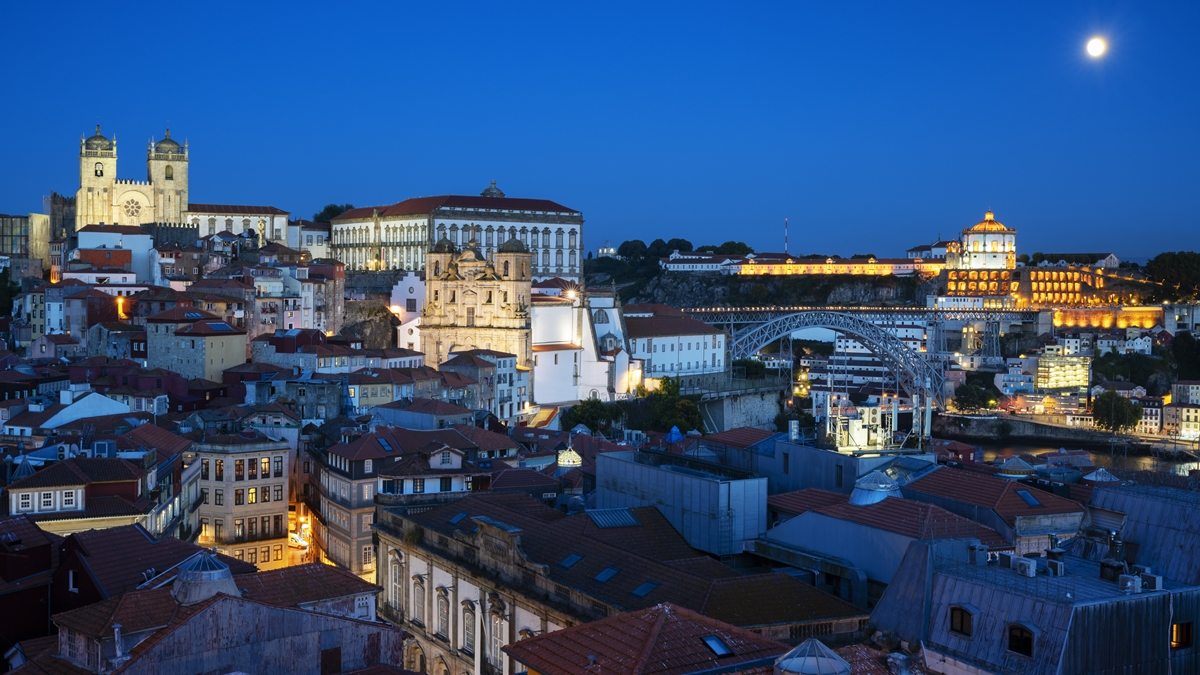porto a noite