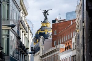 estatua em madrid