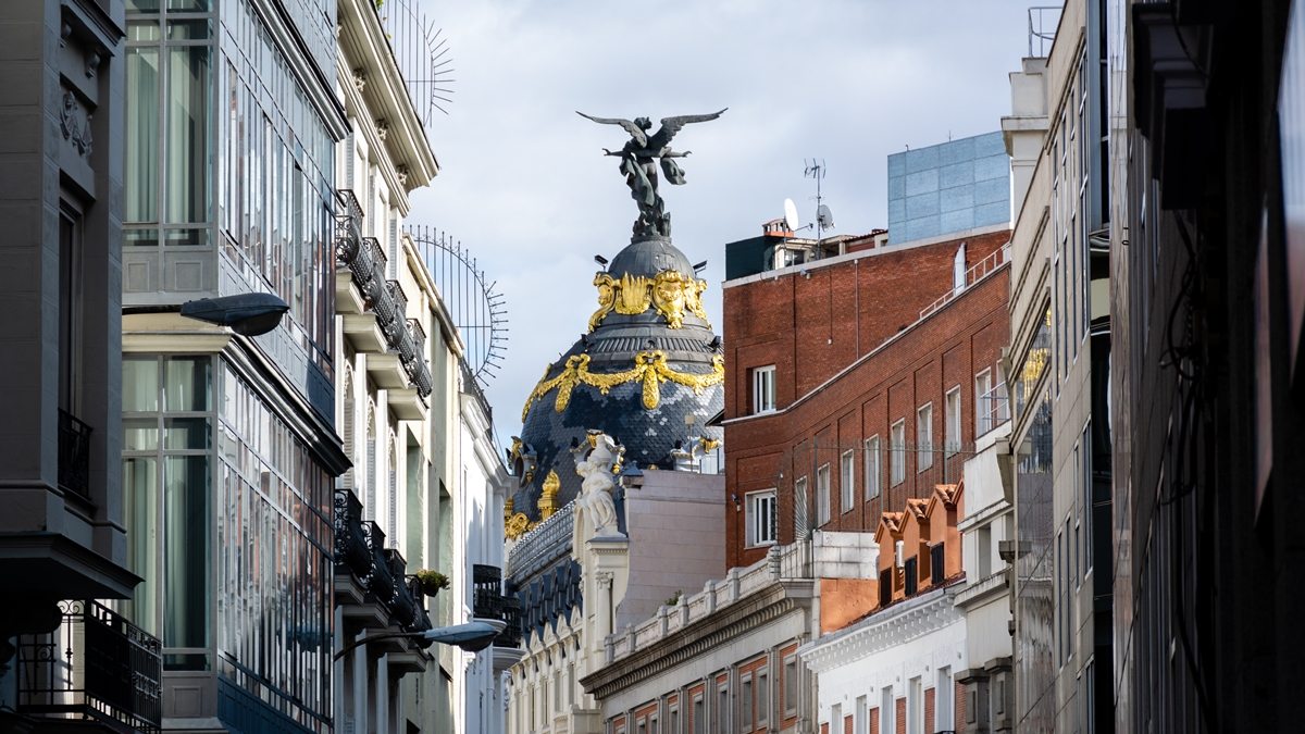 estatua em madrid