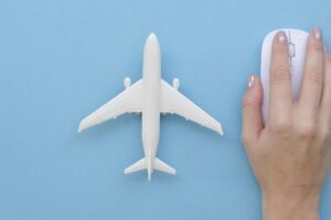 avião e mouse