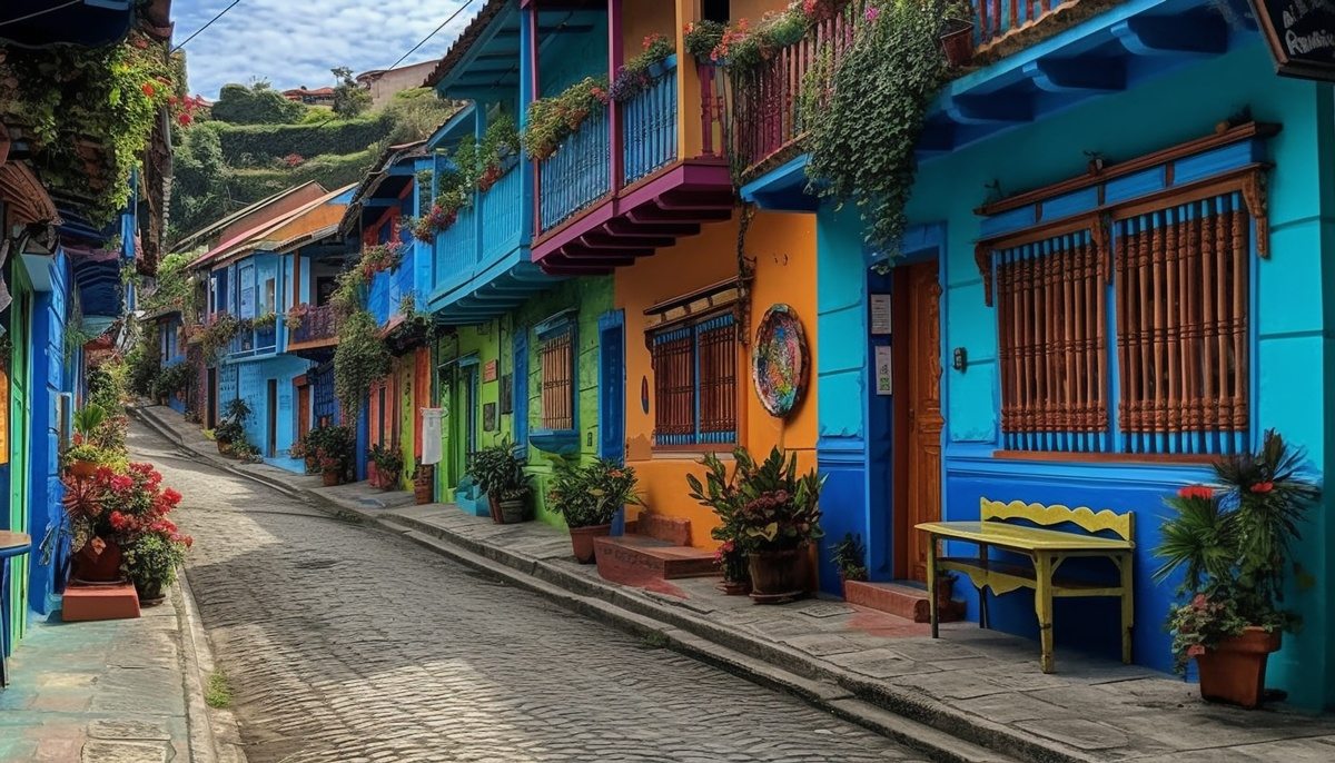 Casas coloridas