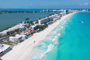 Linda praia de Cancún