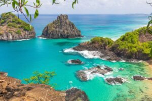 Praia em Fernando de Noronha