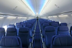 Assentos de um avião