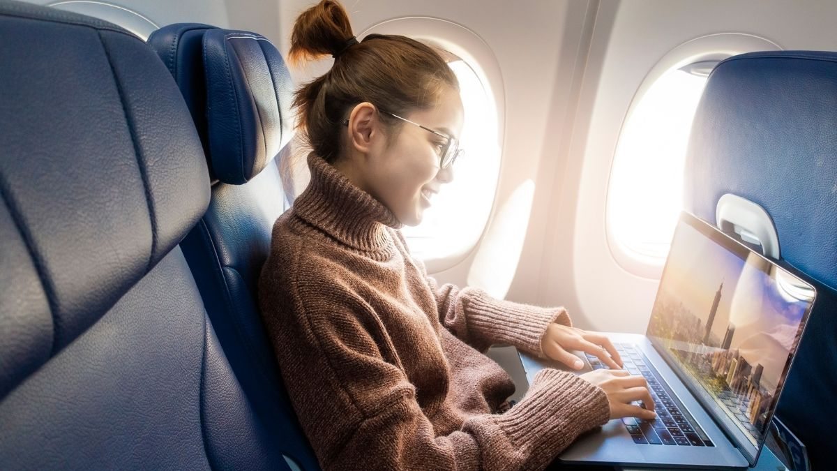 Internet no avião