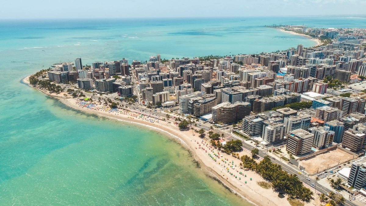 Vista aérea de Maceió