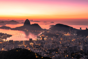 Rio de Janeiro ao entardecer