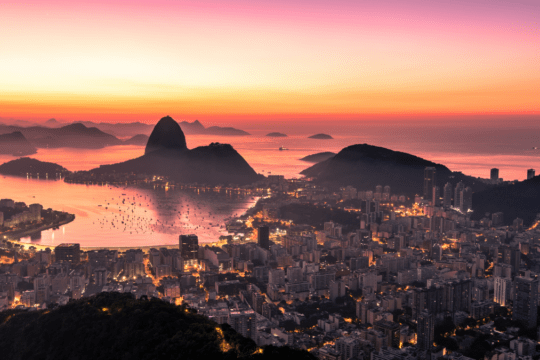 Rio de Janeiro ao entardecer