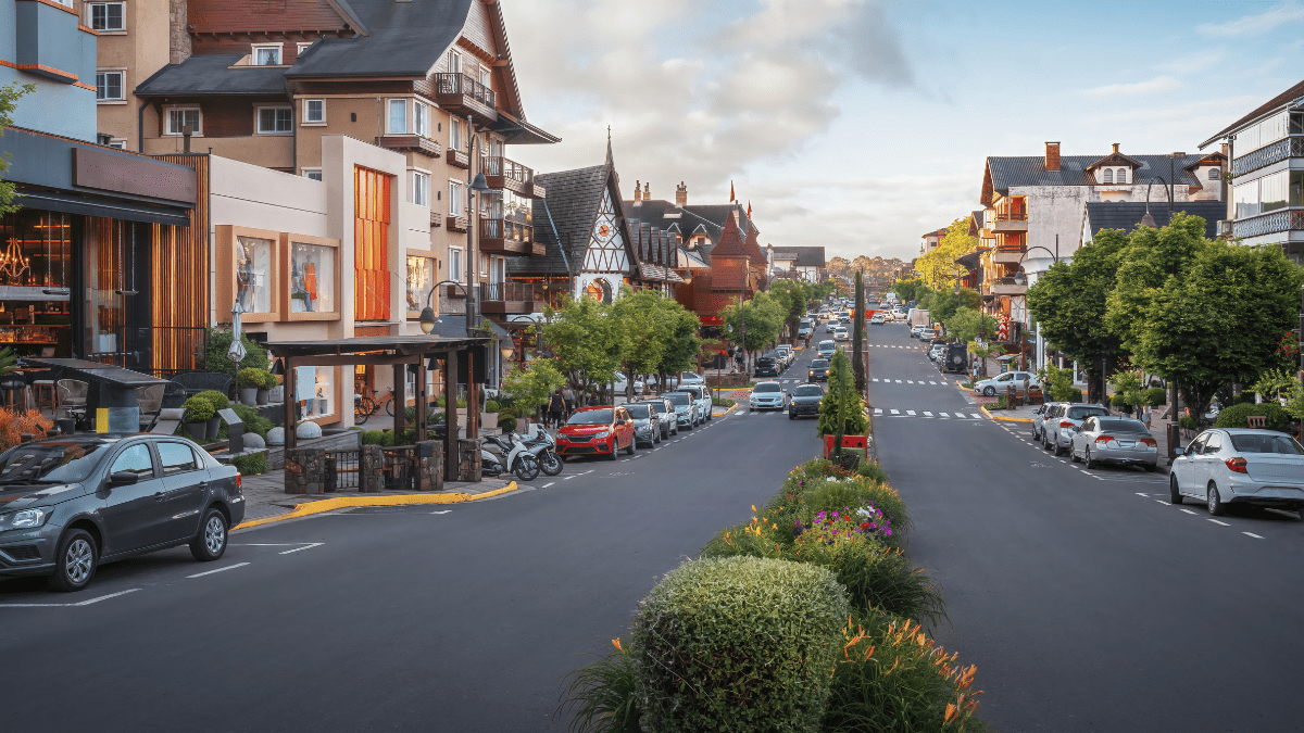 Centro da cidade de Gramado - RS